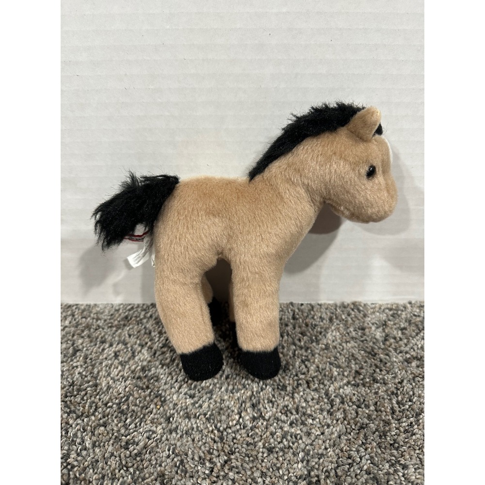 Plush Douglas Kids Tan Excellent Buckskin Horse‎ Standing Stuffed Animal